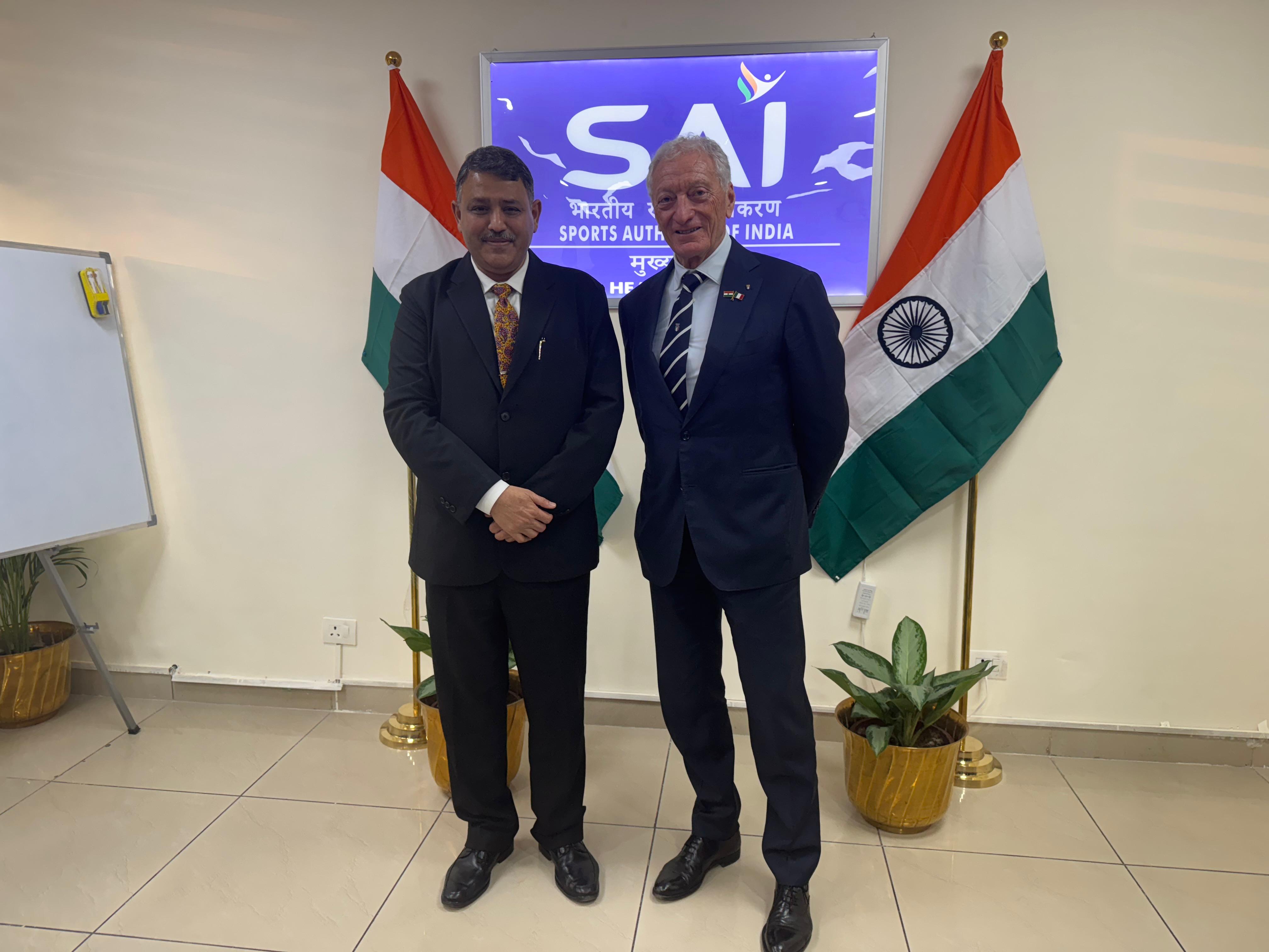 Meeting between the CONI President and Secretary, Sports.